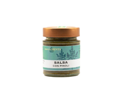 Salsa con pinoli e menta