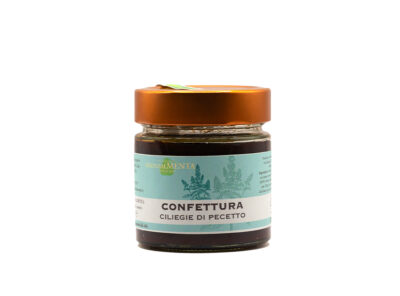 Confettura ciliegie di Pecetto e menta